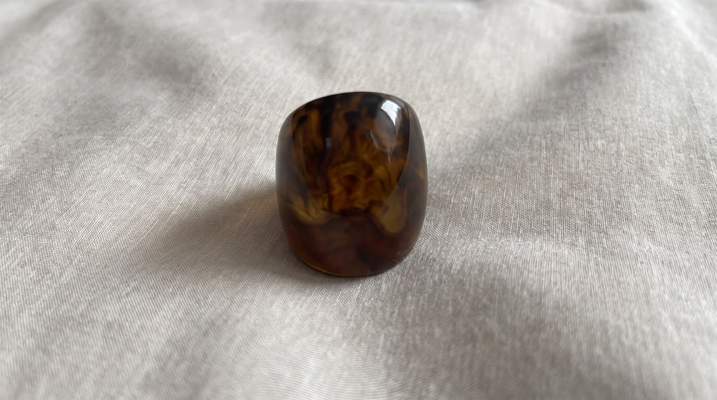 Anillo Tonos Marrones Talla 7 | Sutil, elegante y tuyo
