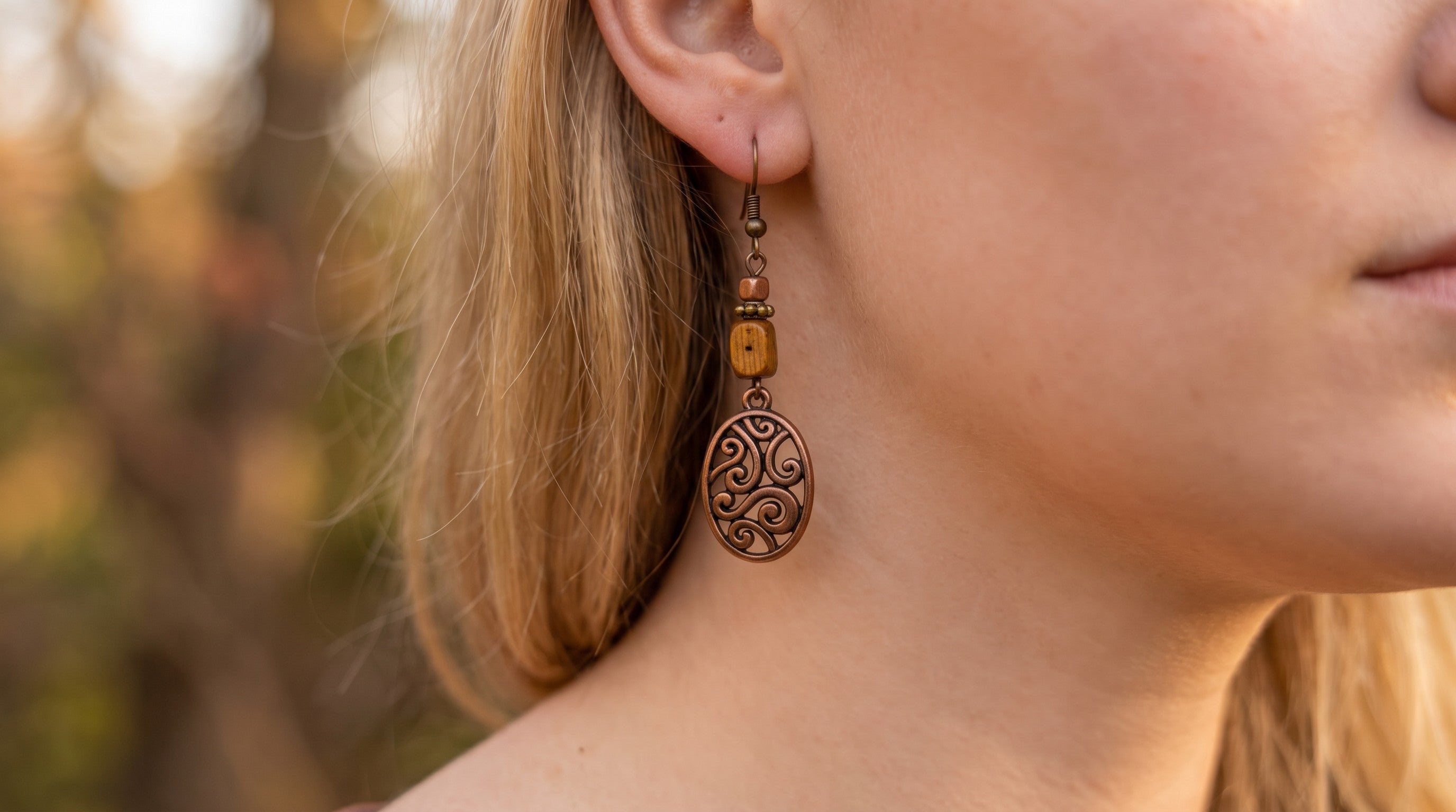 Pendientes de Bronce | Diseño Moderno y Femenino