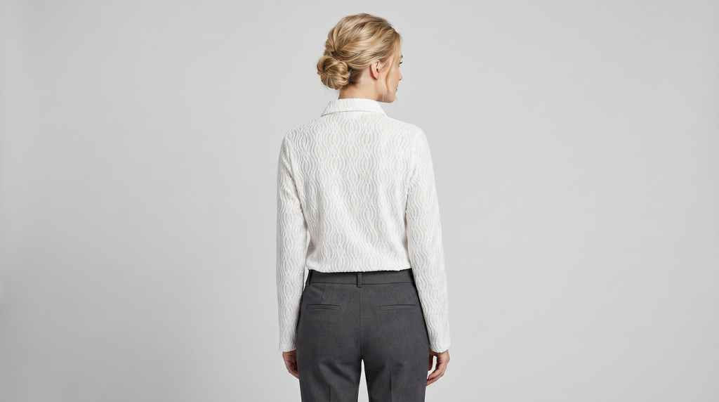 Blusa Blanca de Encaje: Refinamiento en Cada Detalle