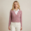 Cardigan con botones dorados