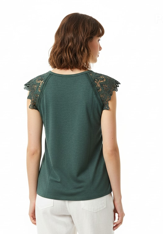 Blusa de Algodon Verde MIlitar