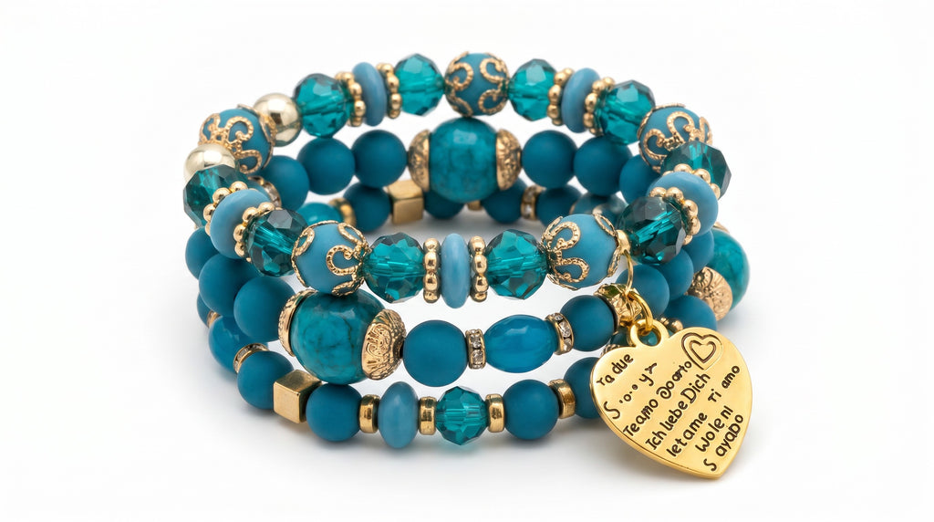 Pulsera Turquesa Amor & Estilo – Frescura, Encanto y Feminidad