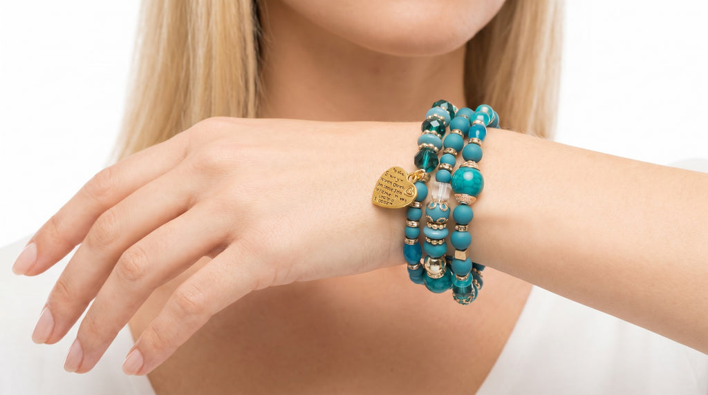 Pulsera Turquesa Amor & Estilo – Frescura, Encanto y Feminidad