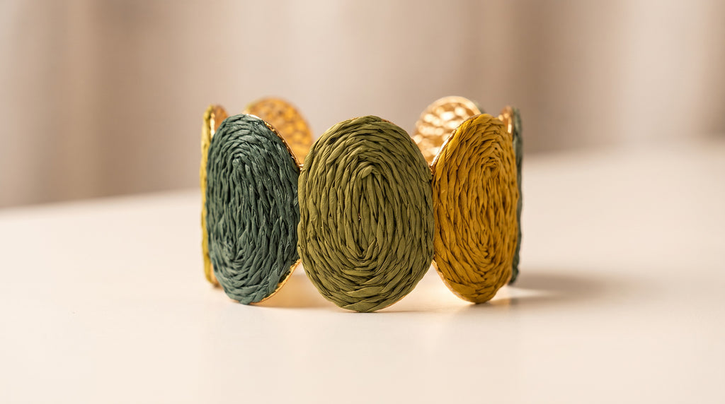 Pulsera Ancha Verde | El accesorio que da vida a tu look