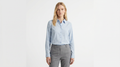 Camisa Celeste Manga Larga | Fresca y Elegante