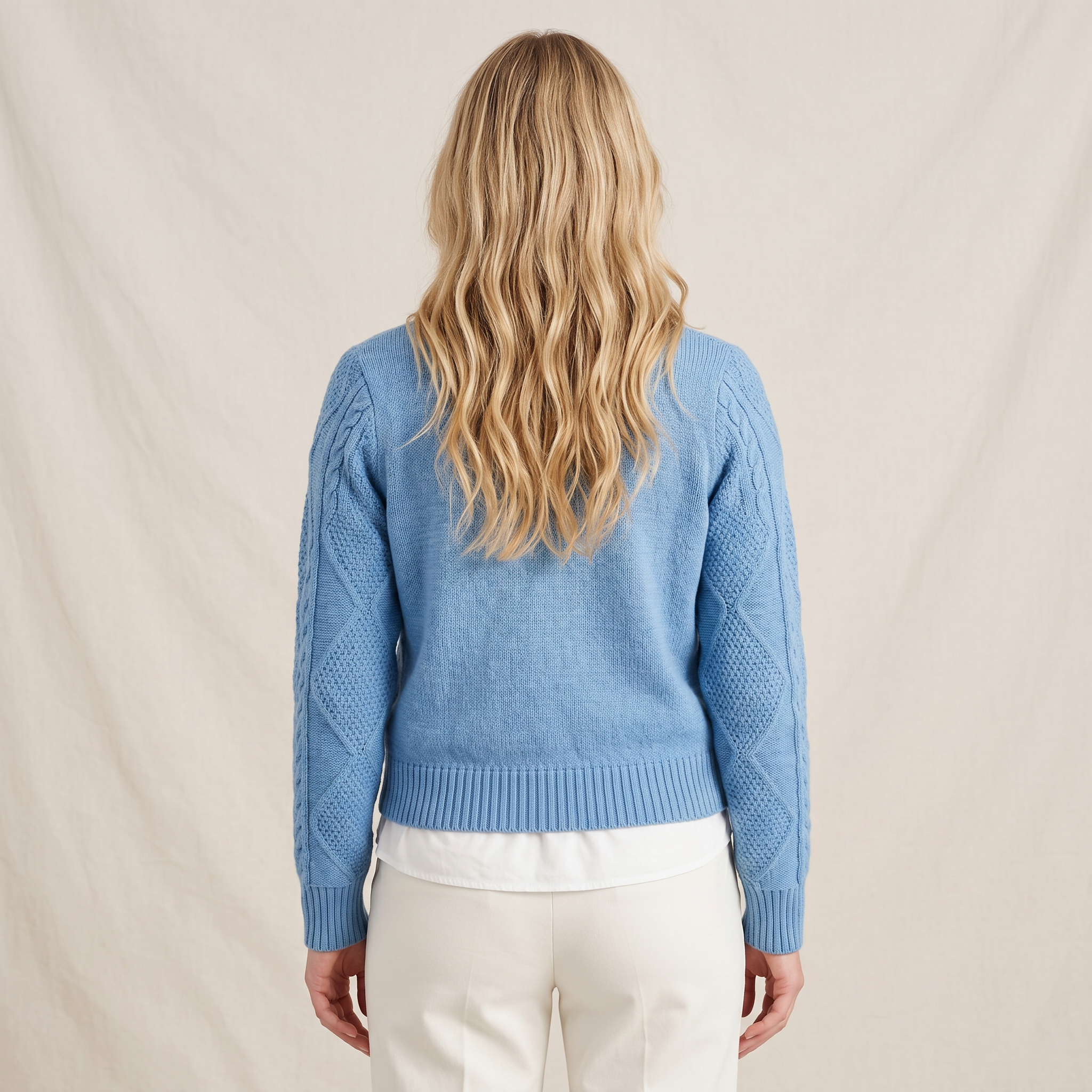 Sweater Cuello V Otoño