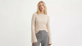 Sweater Beige Acanalado | Suave, Cálido y Siempre Chic