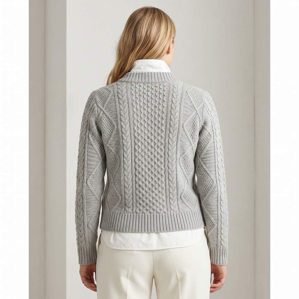 Sweater Cuello V Otoño