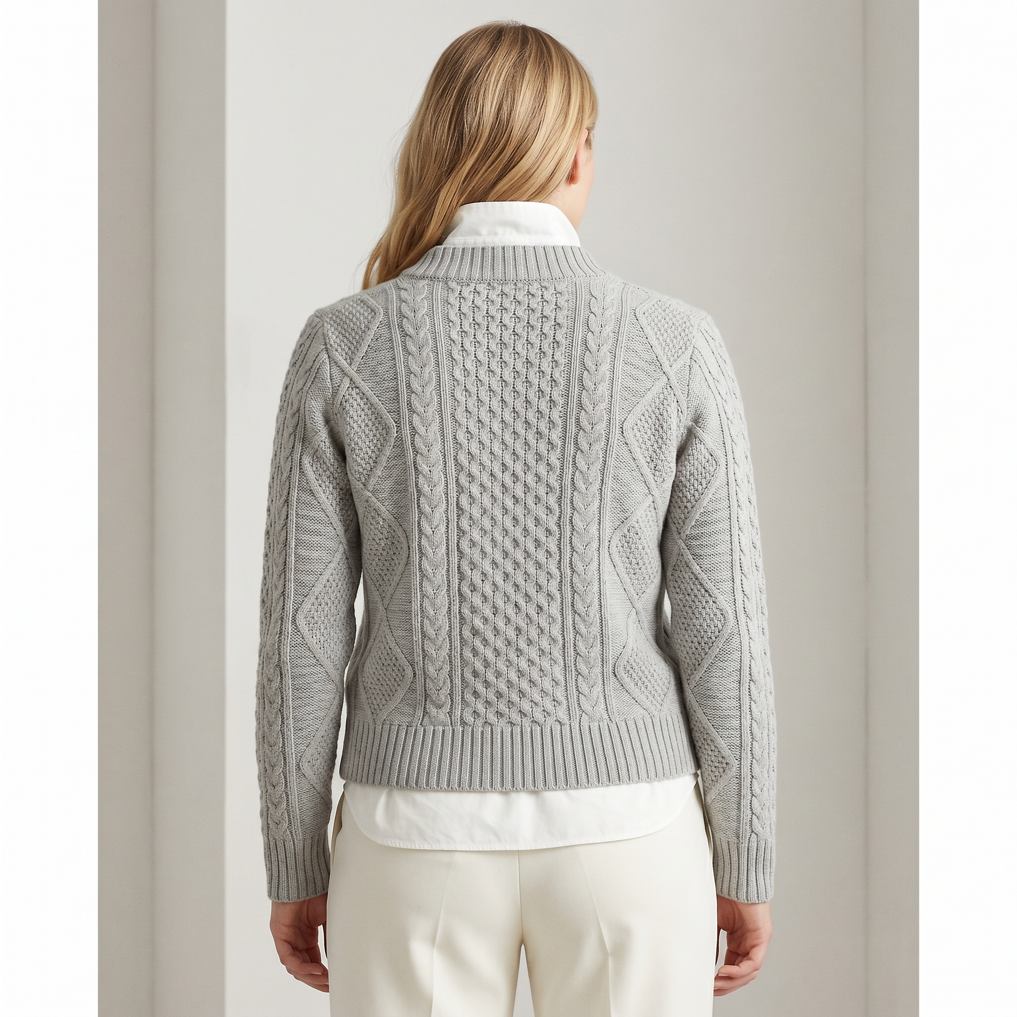 Sweater Cuello V Otoño
