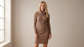 Vestido Invierno cuello ancho