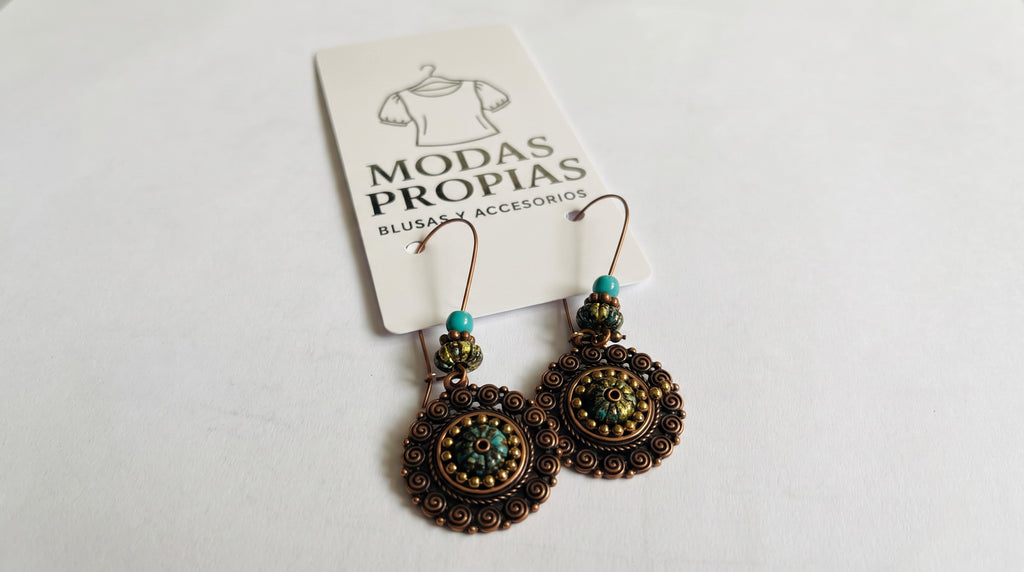 Aros con Turquesa | Toque Boho Chic