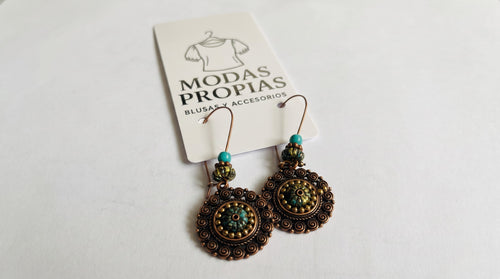 Aros con Turquesa | Toque Boho Chic
