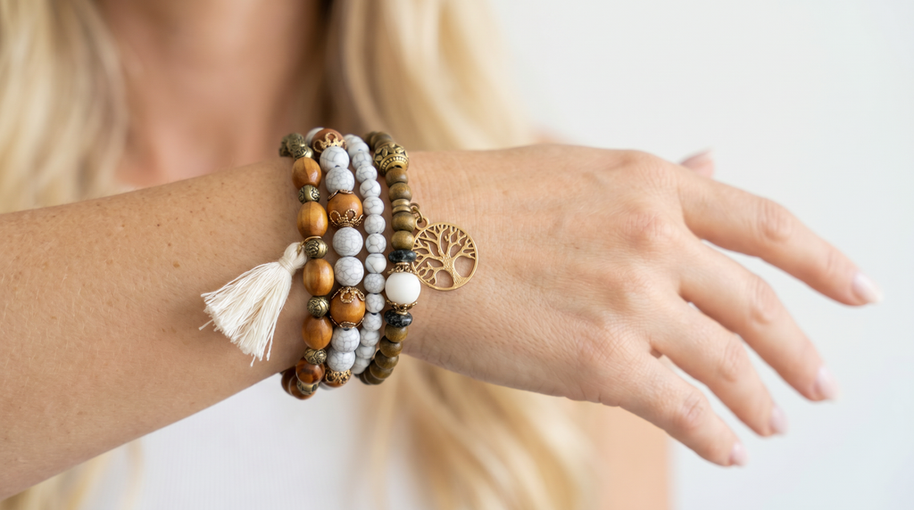 Set de Pulseras Artesanales con Estilo