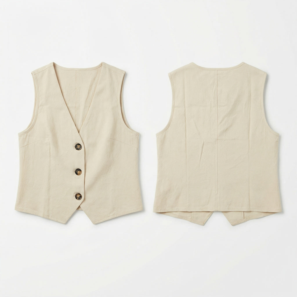 Chaleco beige