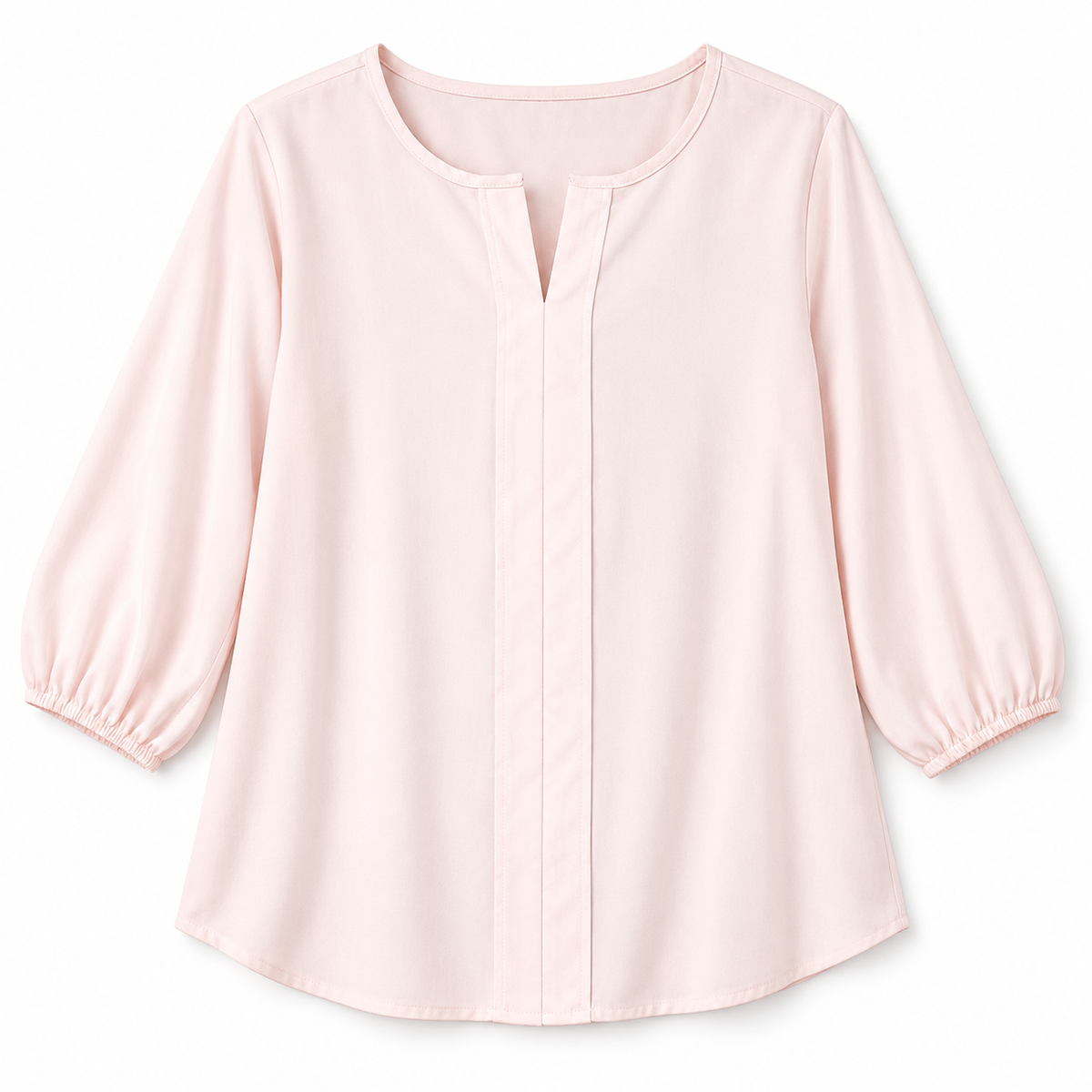 Blusa rosa ultra fresca sola, vista frontal