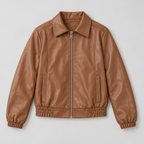 Chaqueta ecocuero Marrón — producto solo