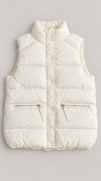 Parka clara sin mangas — producto solo