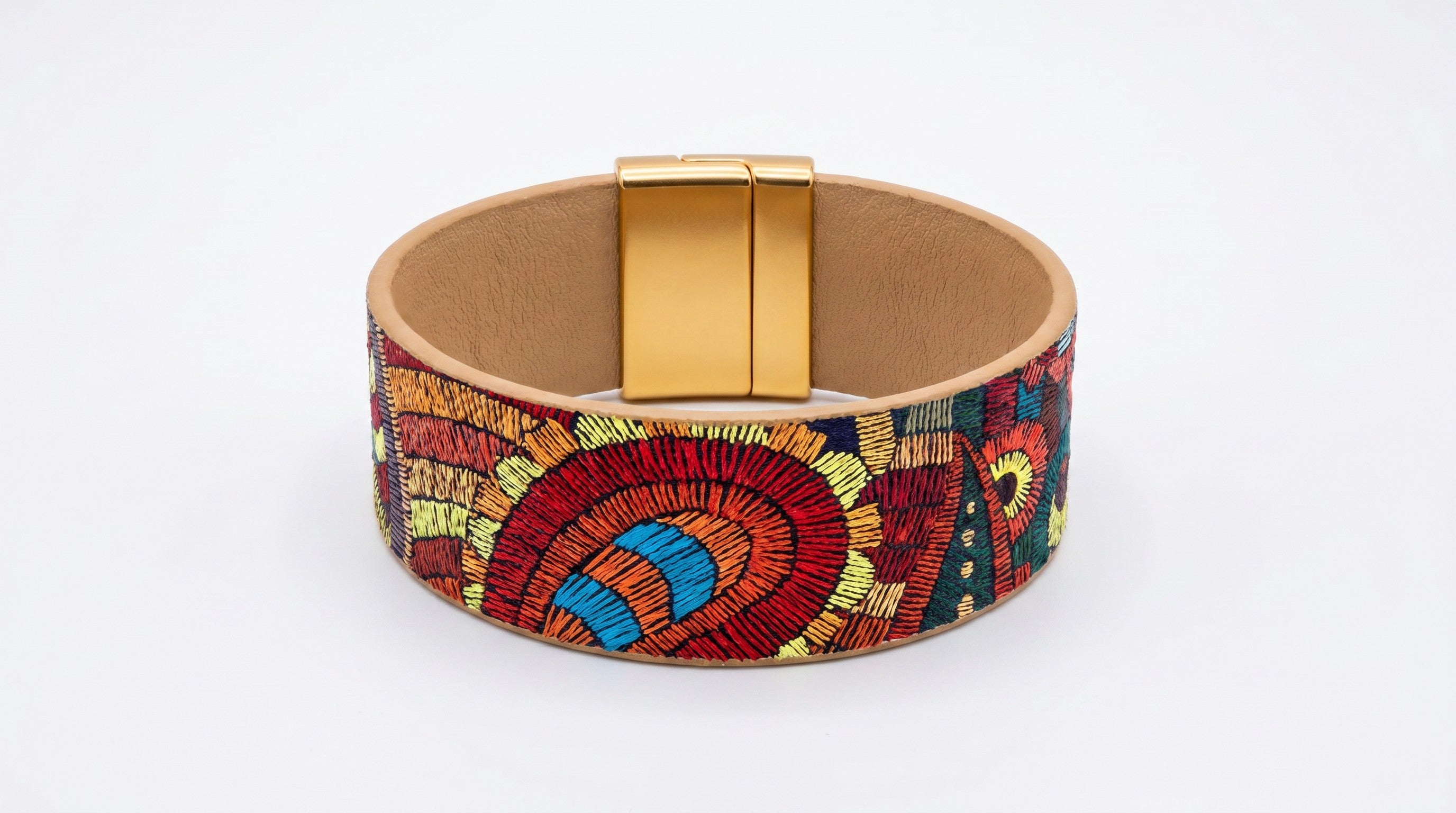 Pulsera Étnica Artesanal – Colores Vibrantes y Estilo Único