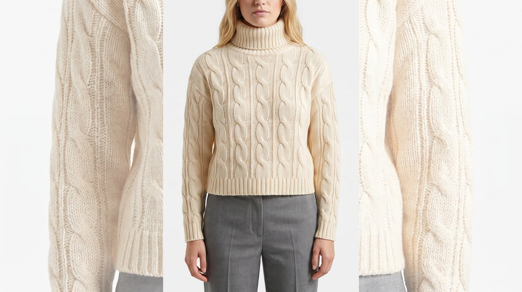 Sweater Cuello de Tortuga Ancho — Abrigo con carácter