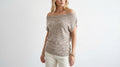 Sweater Hombros Descubiertos Café Claro